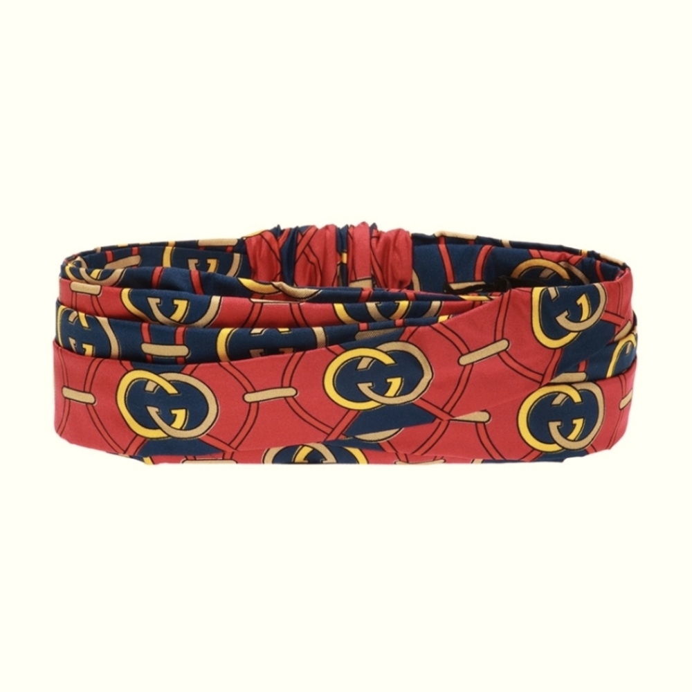 Gucci red and blue head band